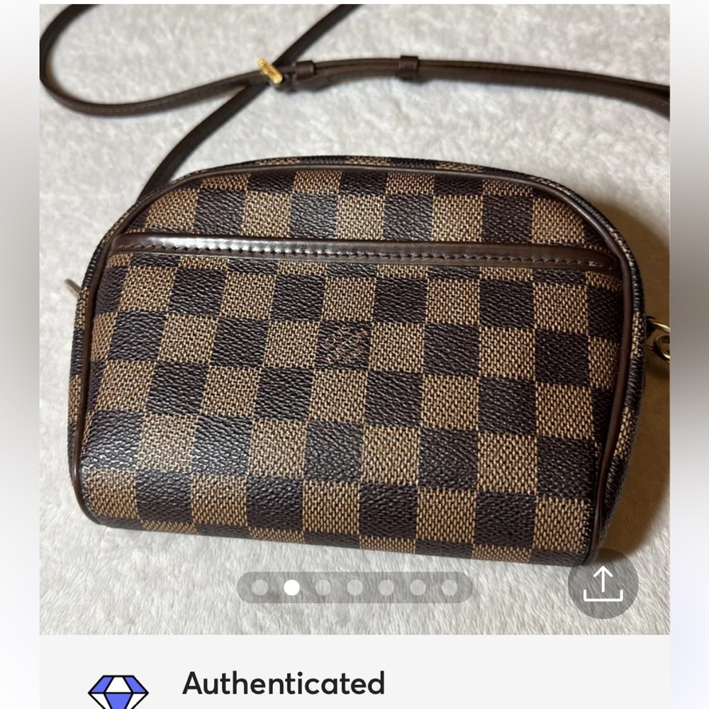 SOLD❗️Rare Louis Vuitton Ipanema Pochette Damier Ebene 3 way crossbody - Picture 2 of 7